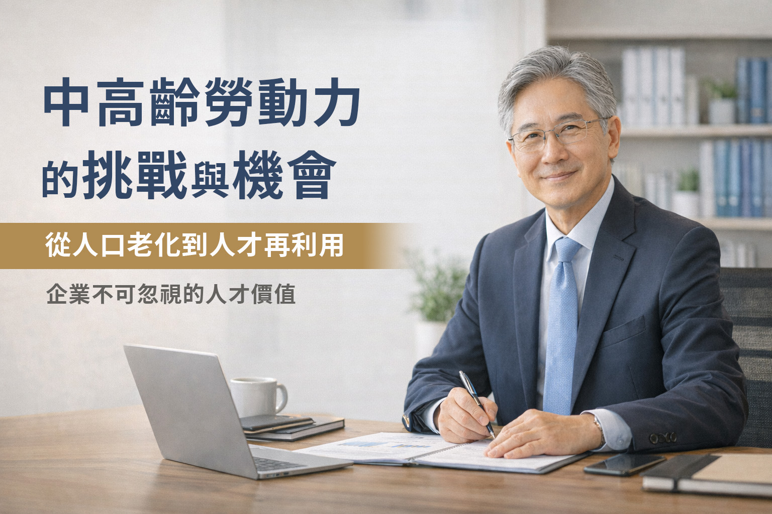 從人口老化到人才再運用：中高齡勞動力的挑戰與機會