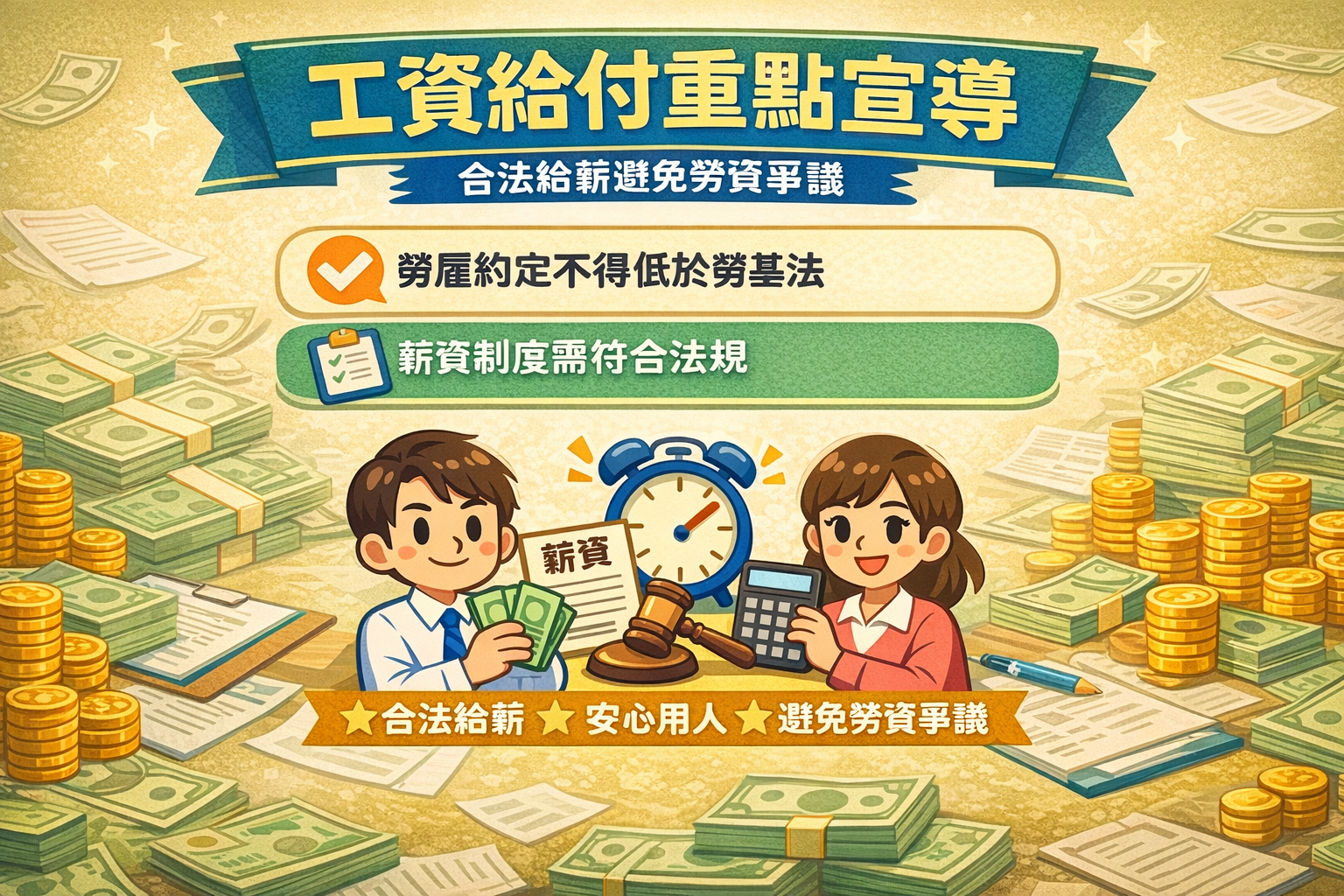 工資怎麼給才不踩雷？老闆必學的發薪重點整理