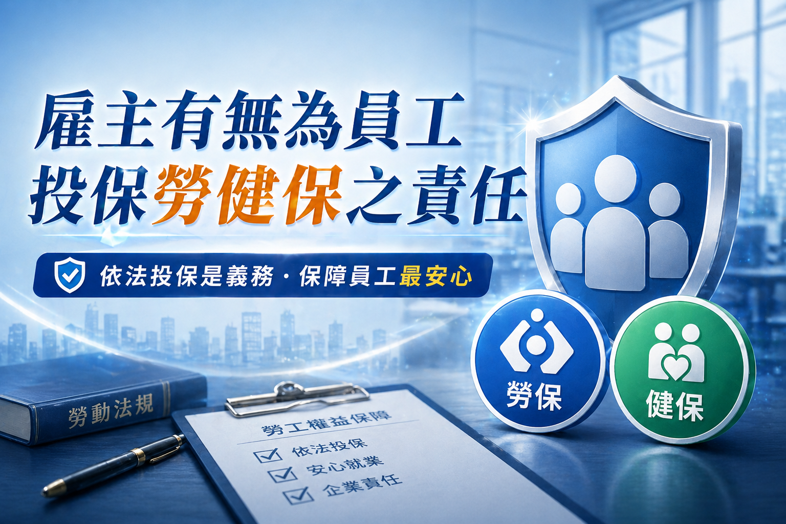 展燁人資小學堂ep.40-雇主有無為員工投保勞健保之責任？