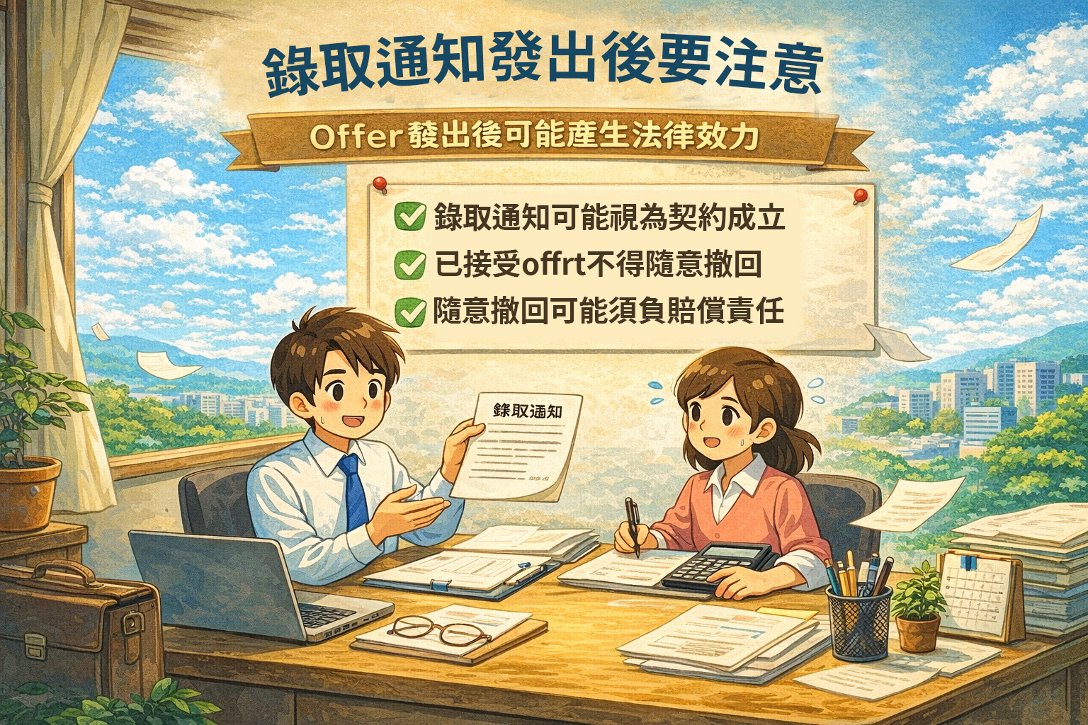 錄取通知發了才後悔？ 企業別踩這些雷！教你該如何補救！