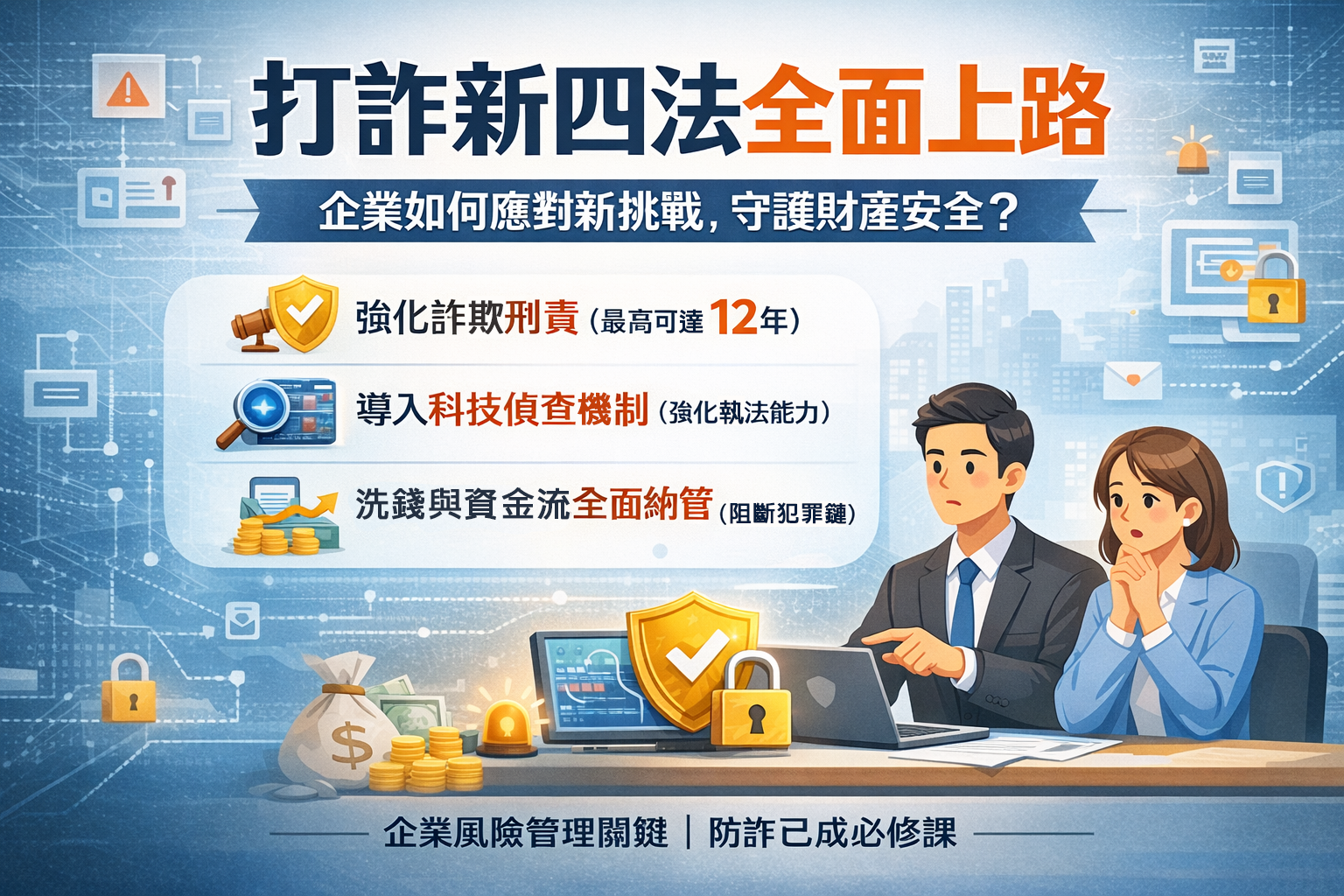 打詐新四法全面上路： 企業如何應對新挑戰，守護財產安全